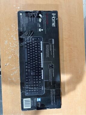 iHome Black Wired Full-Size Keyboard with Numeric Keypad